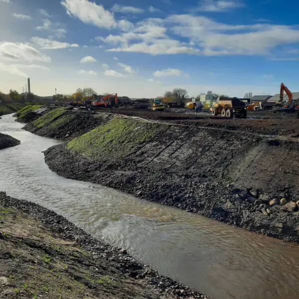Historic diversion of the River Trent is now complete image